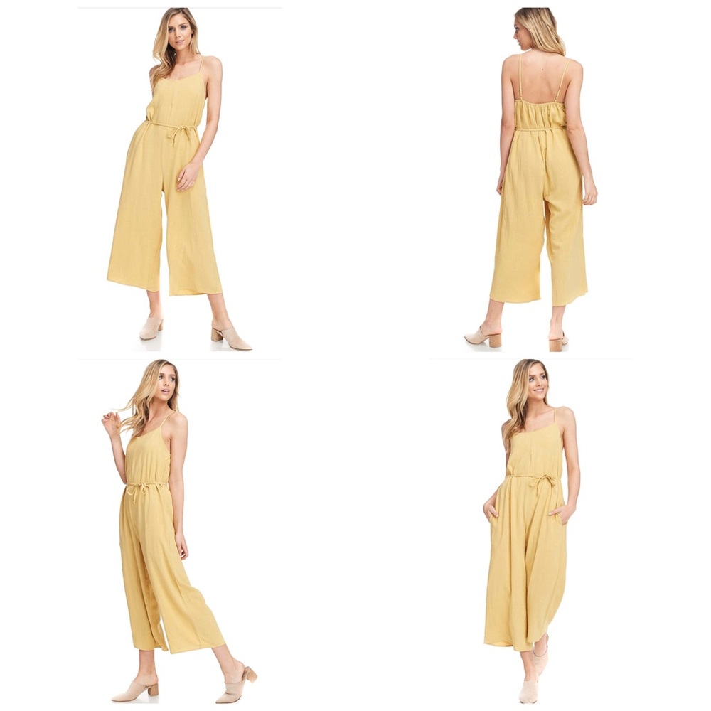 Alexander + David Linen Jumpsuit